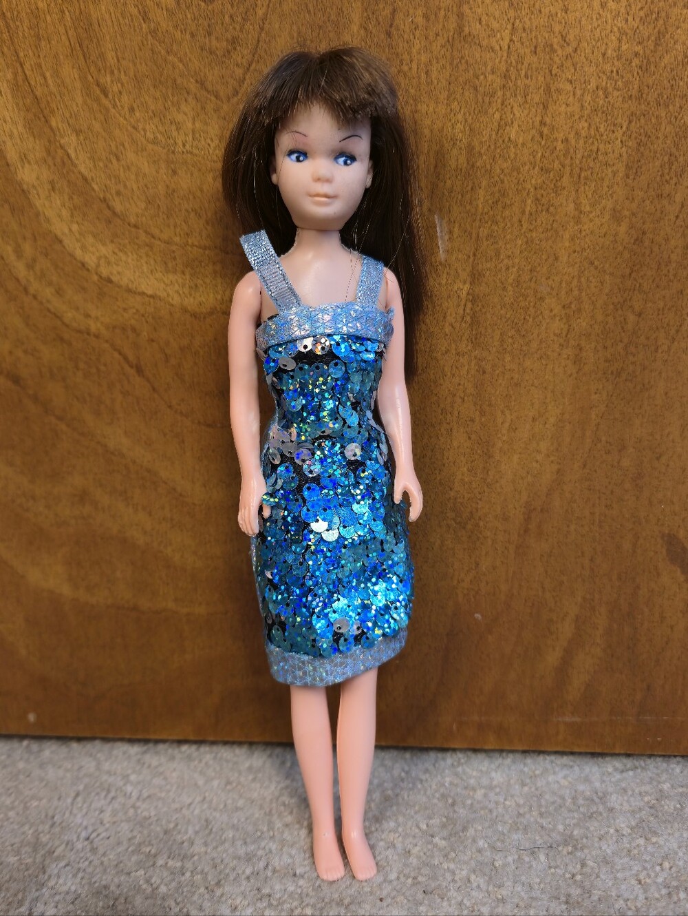 Original Vintage 1963 Barbie Sister Skipper Brunette - Picture 5 of 6